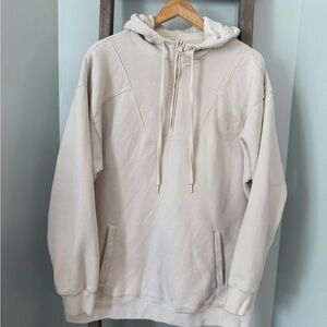 Men's Cream Pullover Hoodie